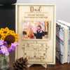 💕Dad You Are the Piece that Holds Us Together 💕 - Personalized Photo Puzzle Sign