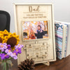 💕Dad You Are the Piece that Holds Us Together 💕 - Personalized Photo Puzzle Sign