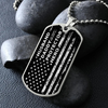 Husband, Daddy, Protector, Hero Personalized Dogtag Necklace - Best Gift For 4th of July